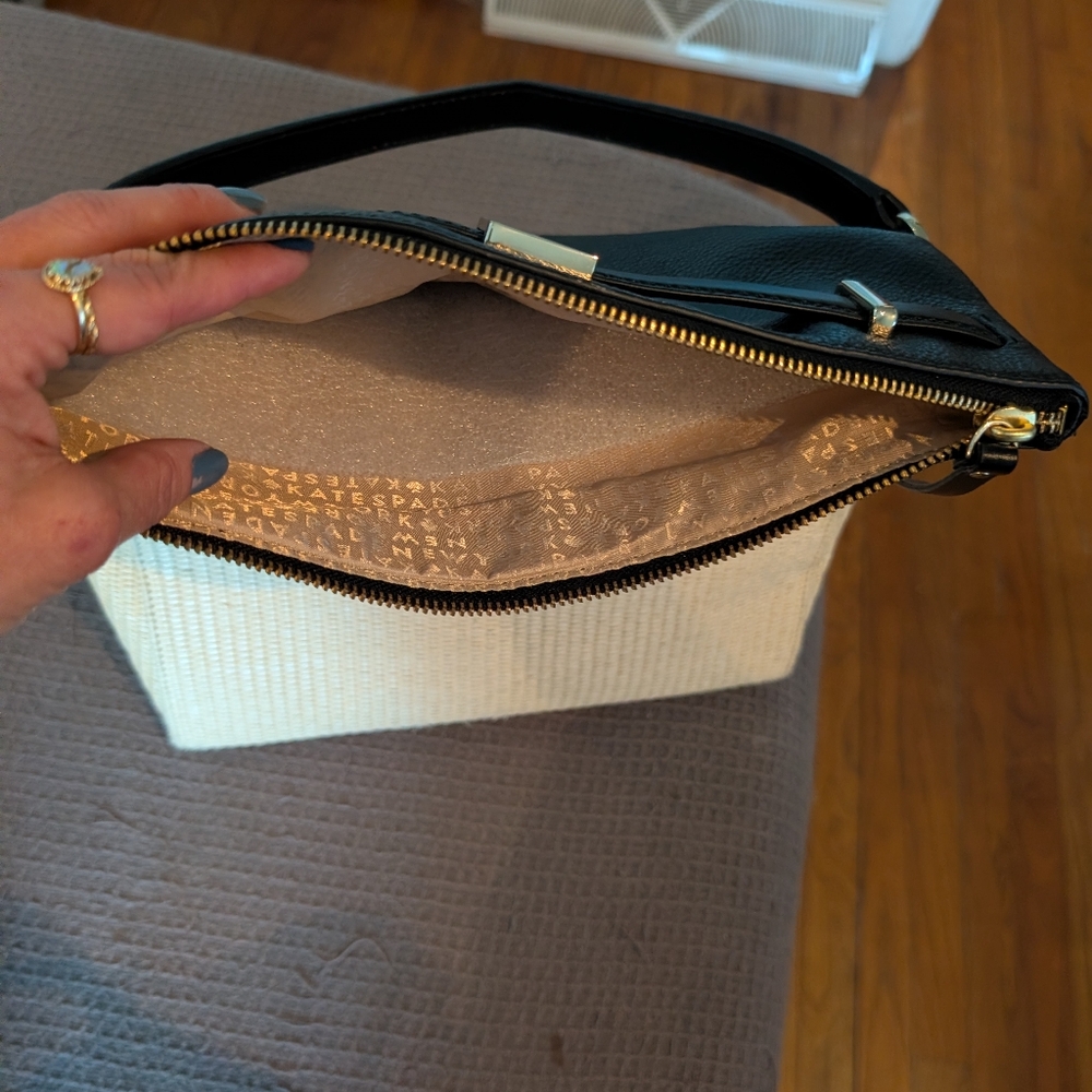 Like New Kate Spade Leather Woven Bag - Picture 12 of 15